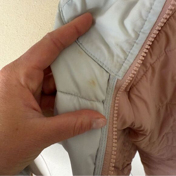 [The North Face] Women's Light Pink Puffer Jacket - Size Medium - Picture 4 of 6